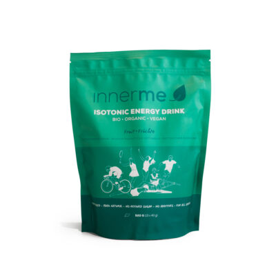 Bebida Energética Isotónica Fruta Innerme (520 g) - 100% Natural, Biológica e Vegan -, mata a sede, eleva o teu desempenho desportivo e acelera a recuperação. Moonsport