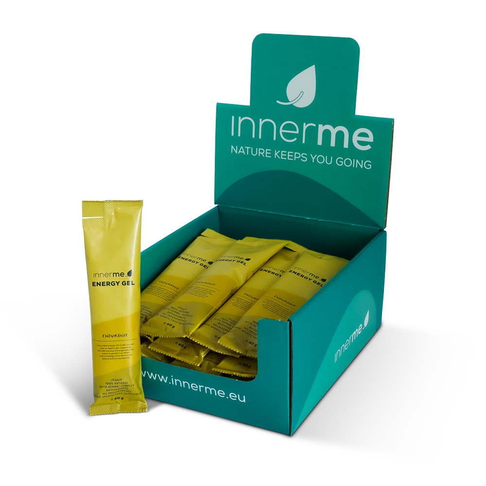 Gel Energético Endurance Innerme, 100% natural e vegetariano (caixa de 20) - Moonsport Gel Energético Endurance Innerme, 100% natural e vegetariano (caixa de 20) - Moonsport