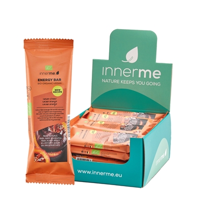 Barra Energética Cacau & Laranja Innerme Caixa 20 un - Moonsport