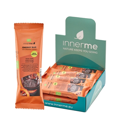 Barra Energética Cacau & Laranja Innerme Caixa 12 un - Moonsport