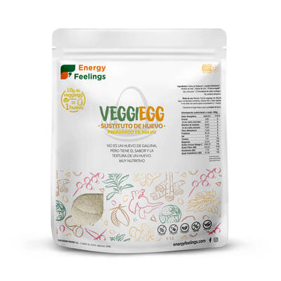 O VeggiEgg da ENERGY FEELINGS é um delicioso substituto vegano do ovo. É 100% natural, de elevado valor nutricional e sem aromas artificiais.