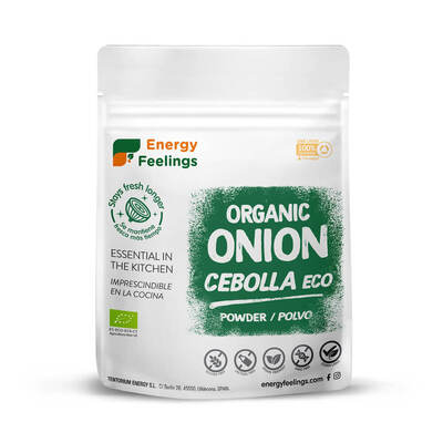 Cebola em Pó BIO da ENERGY FEELINGS (200 g) – Moonsport