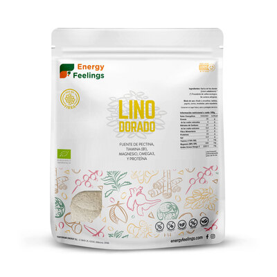 Linhaça Dourada em Pó BIO da ENERGY FEELINGS (1 kg) – Moonsport