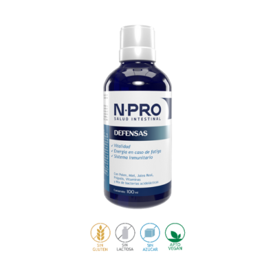 O NPRO Defensas é uma formula fermentada, cujos ingredientes apoiam o sistema gastro -intestinal, a vitalidade, e o fortalecimento do sistema imunitário.