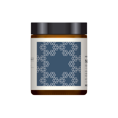 O Night Support HOLOSNUTRITION® é uma fórmula calmante e relaxante, com botânicos horméticos e bióticos para favorecer o sono. Vegan e isento de aditivos.