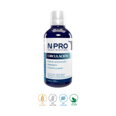 O NPRO Circulación é um complexo enzimático de origem vegetal fermentativa, para apoiar o sistema circulatório e modular o eixo intestino–cérebro.