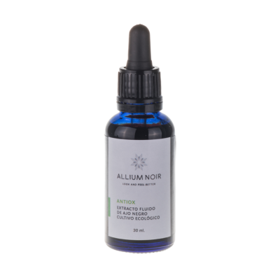 O Antiox BIO Allium Noir contém ingredientes com elevado poder antioxidante que visam contribuir para retardar o envelhecimento da pele e órgãos internos.
