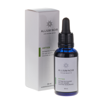 O Antiox BIO Allium Noir contém ingredientes com elevado poder antioxidante que visam contribuir para retardar o envelhecimento da pele e órgãos internos.