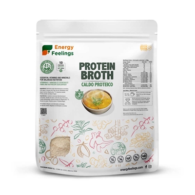 O Caldo Proteico Protein Broth da ENERGY FEELINGS é delicioso e pode ser incorporado em todo o tipo de caldos e sopas. 100% natural e vegan. Experimenta já!