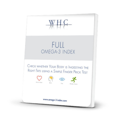 O teste WHC Full Omega-3 Index da Omegametrix permite medir os níveis séricos de 26 diferentes tipos de ácidos gordos e avaliar que défices deve suprir.