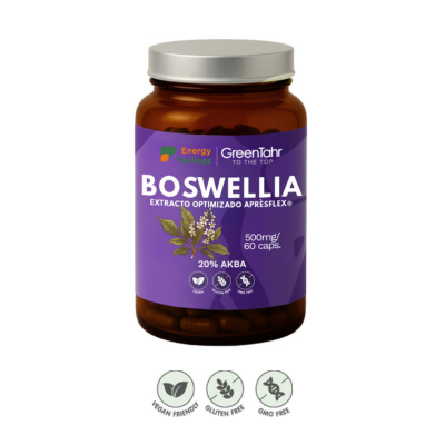Embalagem de 60 cápsulas da Boswellia, da Energy Feelings.