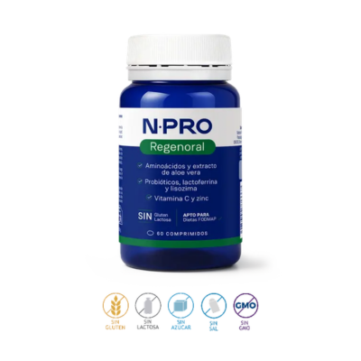 Frasco de 60 comprimidos do Regenoral da NPRO.