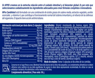 Rótulo do Candintest da NPRO.